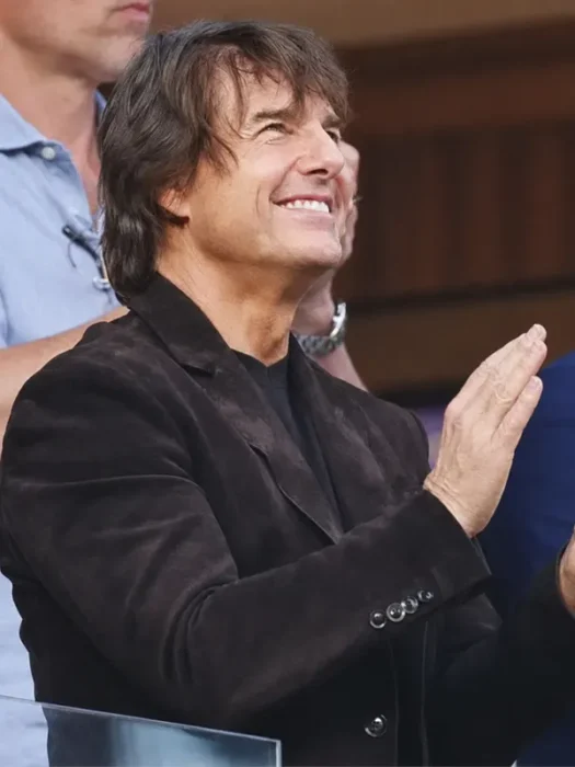 World Cup Tom Cruise Brown Blazer
