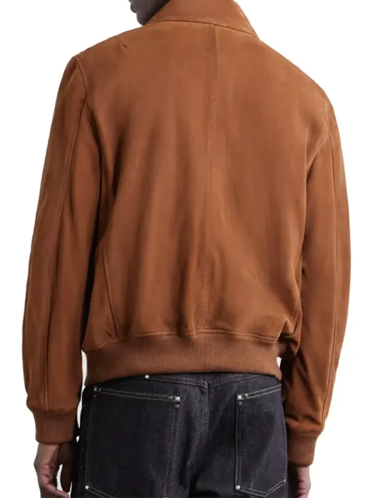 World Premiere Launch George Russell Brown Backside Jacket