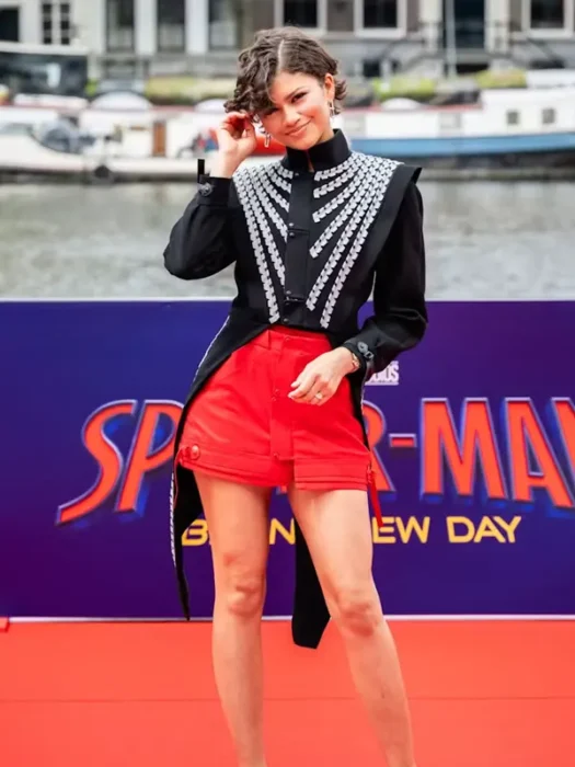 Zendaya Black Spider-Man Brand New Day Amsterdam Napoleon Jacket