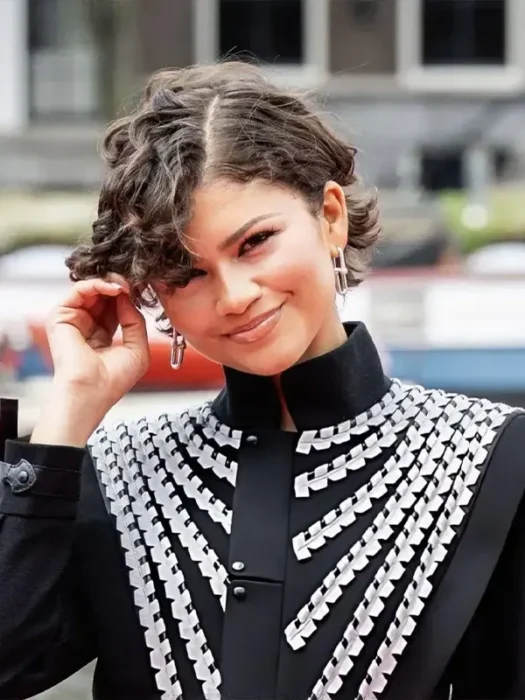 Zendaya Black Spider-Man Brand New Day Napoleon Jacket