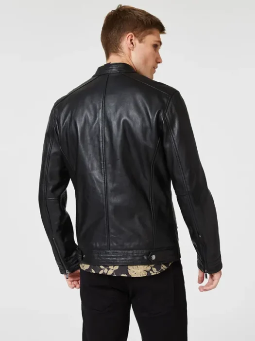Altona Leather Jacket Back