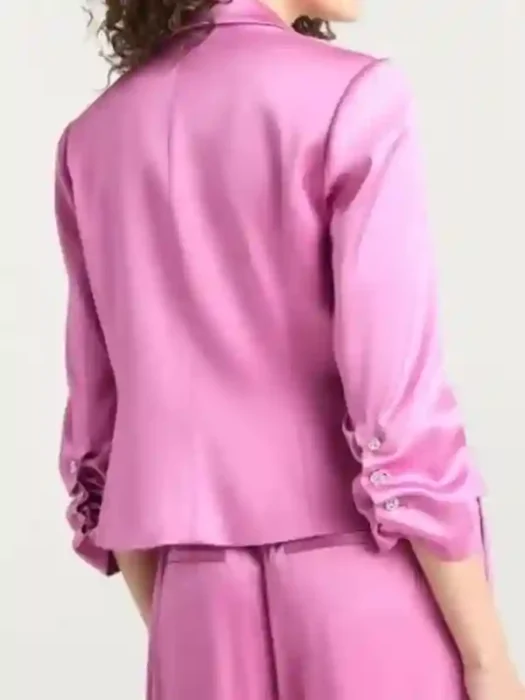Americas Newsroom 2026 Dana Perino Satin Blazer Back