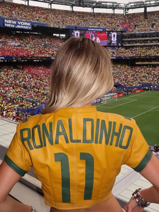 Brazil Lily Rowland Moto Jacket Back