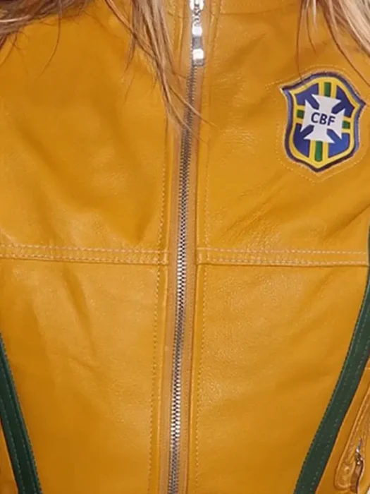 Brazil Lily Rowland Moto Yellow Jacket