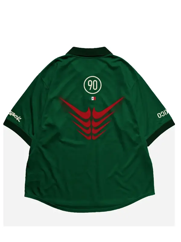 CJ Mexico Total 90 Retro Green Jersey