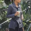 China 2026 Zendaya Wrap Tie Blazer