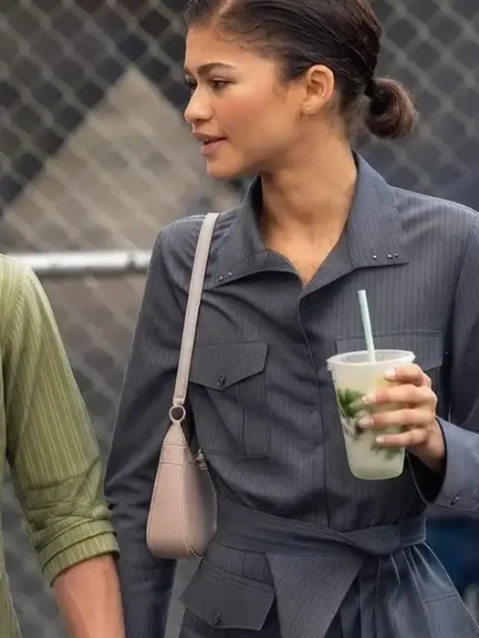 China Zendaya Wrap Tie Blazer