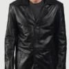 Classmith Leather Black Coat