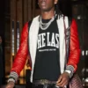 Dubai 2026 Rema Red And White Jacket