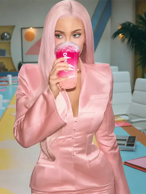 Dunkin Donuts Kylie Jenner Pink Blazer