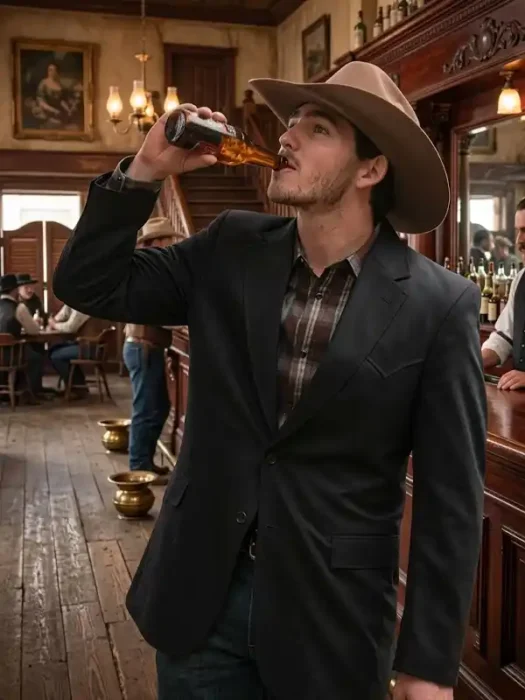 Dutton Ranch S01 Finn Little Black Blazer
