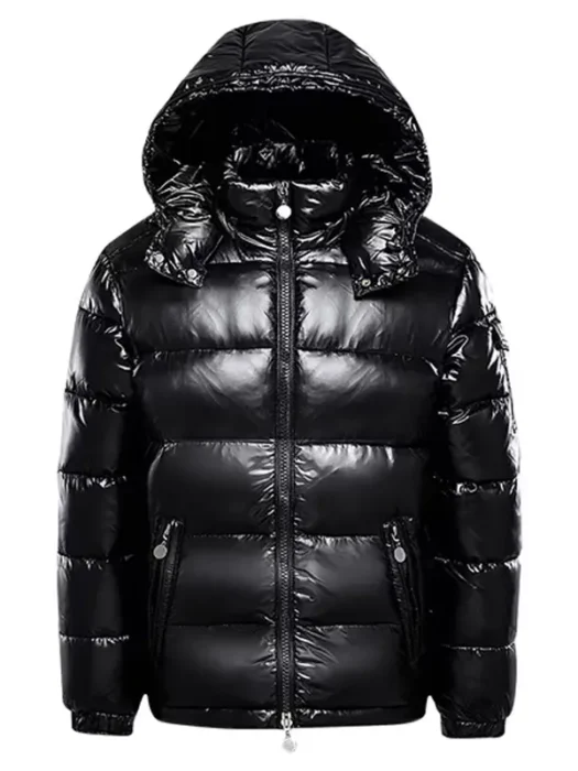 Ecqkame Puffer Jacket Men Warm Hooded Long Sleeve jacket
