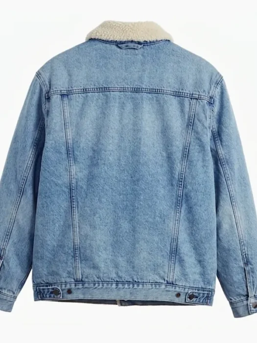 Elle S01 Miles Shearling Jacket Back