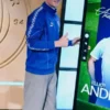 Elliot Anderson KING Anthem Track Blue Jacket