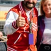 F1 Academy Paddock Wella Professional Red leather Jacket