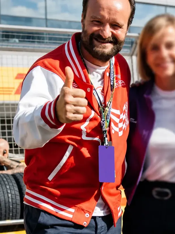 F1 Academy Paddock Wella Professional Red leather Jacket