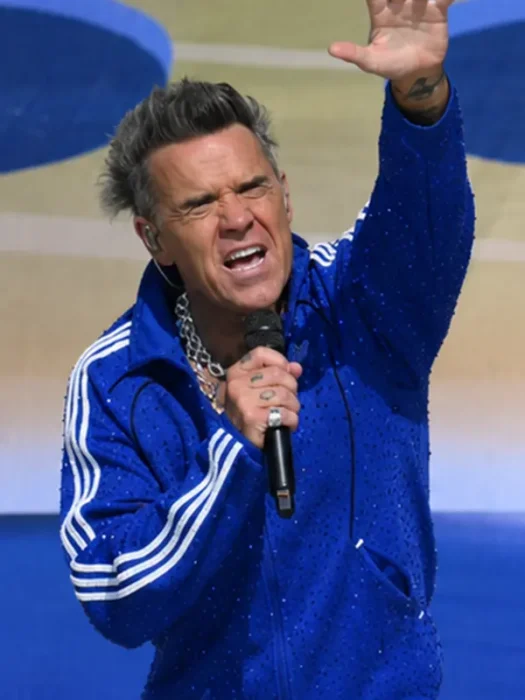 FIFA 2026 Robbie Williams Blue Track Jacket