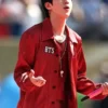FIFA Halftime Show 2026 Kim Seok-Jin Genuine Leather Jacket