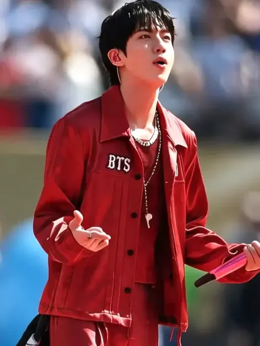 FIFA Halftime Show 2026 Kim Seok-Jin Genuine Leather Jacket