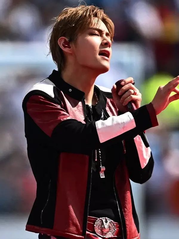 FIFA Kim Taehyung Genuine Leather Jacket