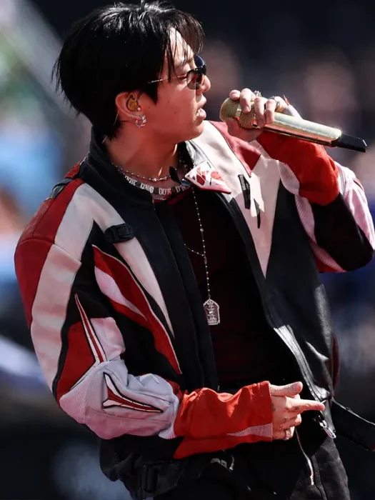 FIFA World Cup 2026 Jungkook Genuine Leather Jacket