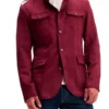 Forbidden Door Christian Cage Maroon Jacket