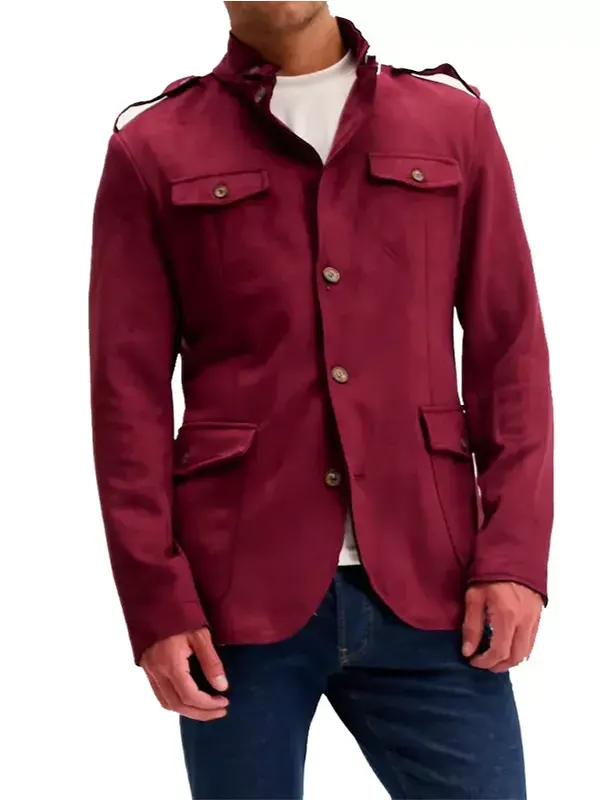 Forbidden Door Christian Cage Maroon Jacket