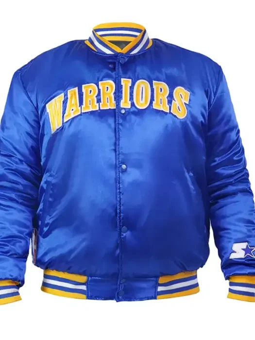 Golden State Warriors 90s Blue Jacket