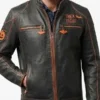 Halloween Handcrafted Cafe Racer Jacket