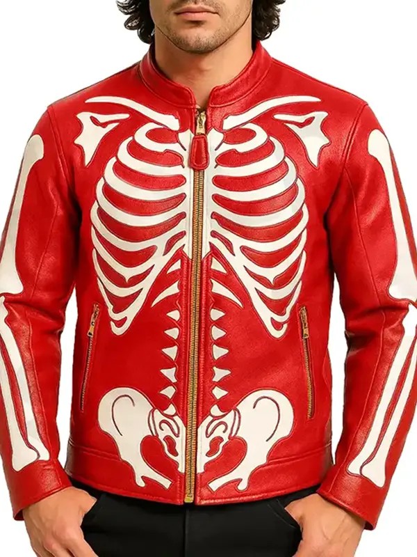 Halloween Skeleton Red Jacket