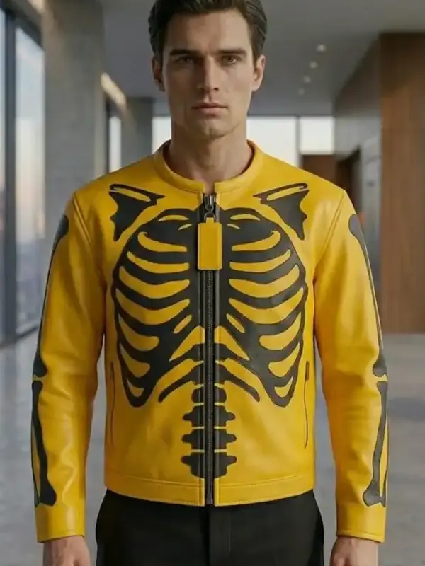 Halloween Skeleton Yellow Jacket