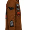 Halloween Vintage Brown Horror Jacket
