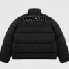 Halo Puffer Jacket - Black BAck