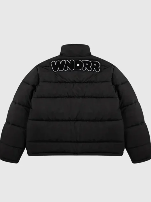 Halo Puffer Jacket - Black BAck