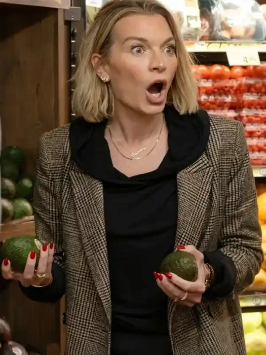 In the City Lindsay Hubbard Plaid Blazer
