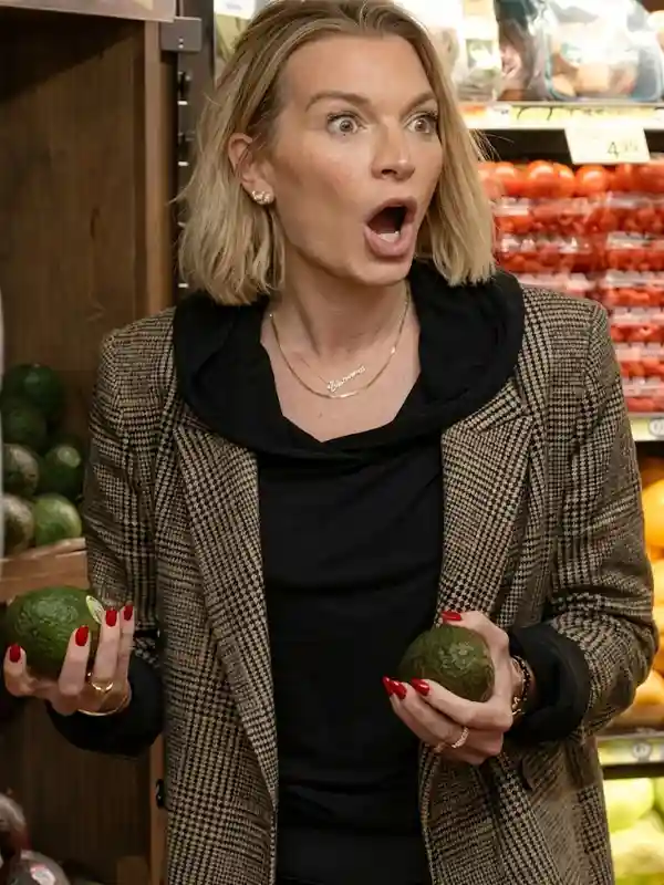 In the City Lindsay Hubbard Plaid Blazer