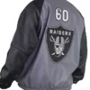 JH Raiders Vegan Leather Jacket Back