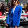 Karen Gillan F1 Grand Prix Blue Blazer
