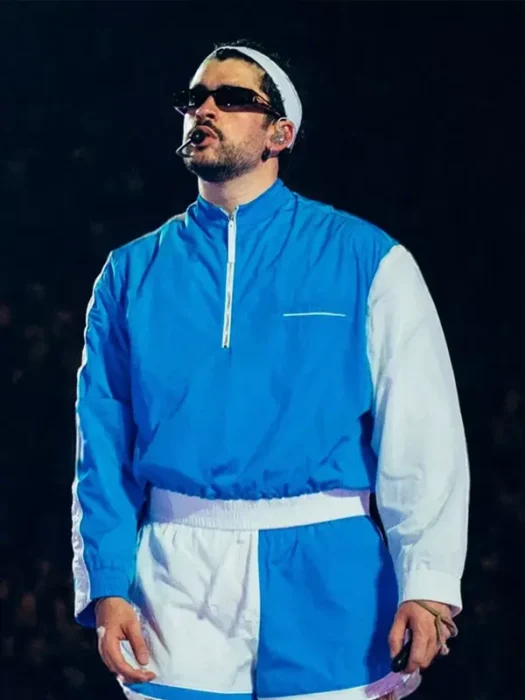 Marseille Bad Bunny Blue cotton Jacket