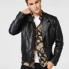 Mens, Altona Leather Jacket
