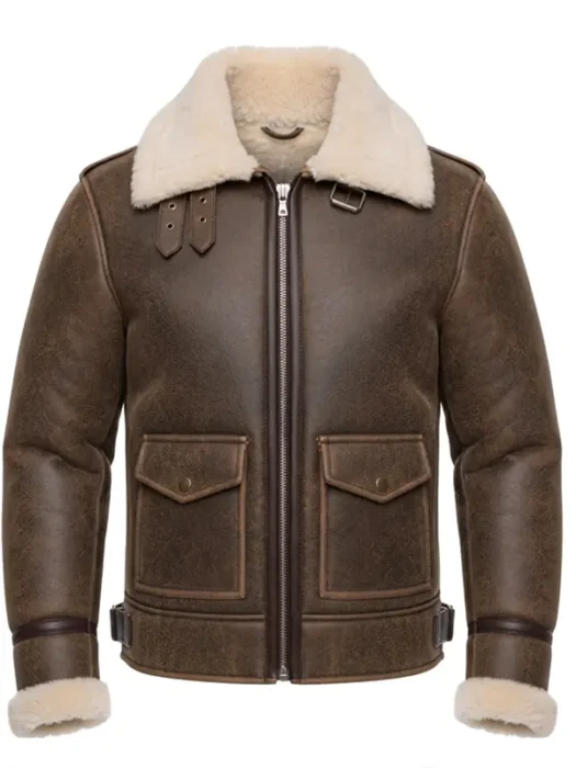 Mens Classic B3 Bomber Sheepskin Jacket