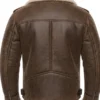 Mens Classic B3 Bomber Sheepskin Leather Jacket