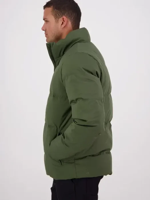 Mens Plume Down Green Jacket