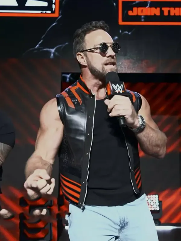 Monday Night Raw 2026 LA Knight Black Vest