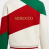 Morocco World Cup Colorblock Jacket Back