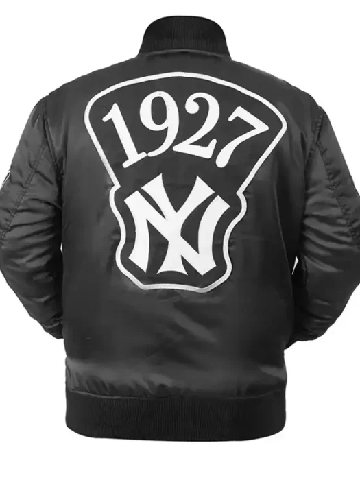New York Yankees Murderers Row Satin Jacket Back