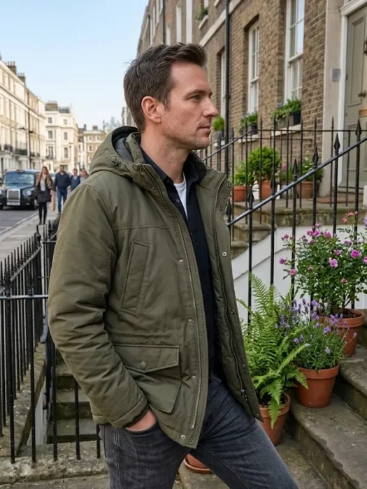 One Night Only 2026 Callum Turner Green Jacket