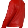 Paris Chris Brown Red Leather Jacket