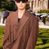 Paris Couture Show Hudson Williams Brown Blazer