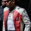 Paris Fashion Week 2026 Gunna Biker Leather Jacket